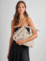 M&S Katie Loxton Faux Leather Hand Woven Large Shoulder Bag- Buy online at McGrocer