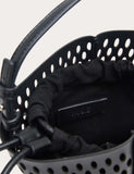 M&S faux leather tulip bucket bag with laser cut - British product