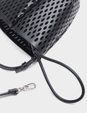 M&S faux leather tulip bucket bag with laser cut - British product