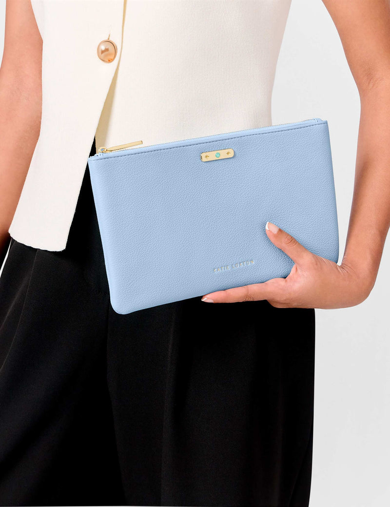 Katie Loxton March birthstone pouch in faux leather (British brand)