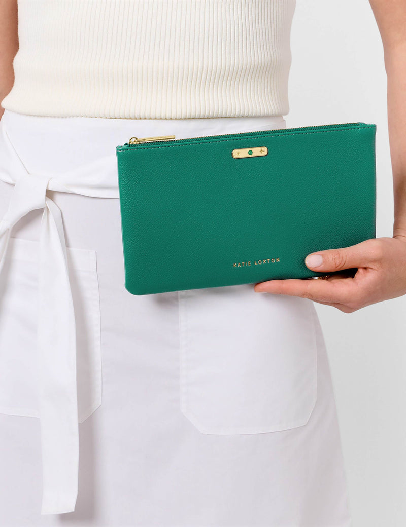 Katie Loxton faux leather pouch May birthstone (British brand)
