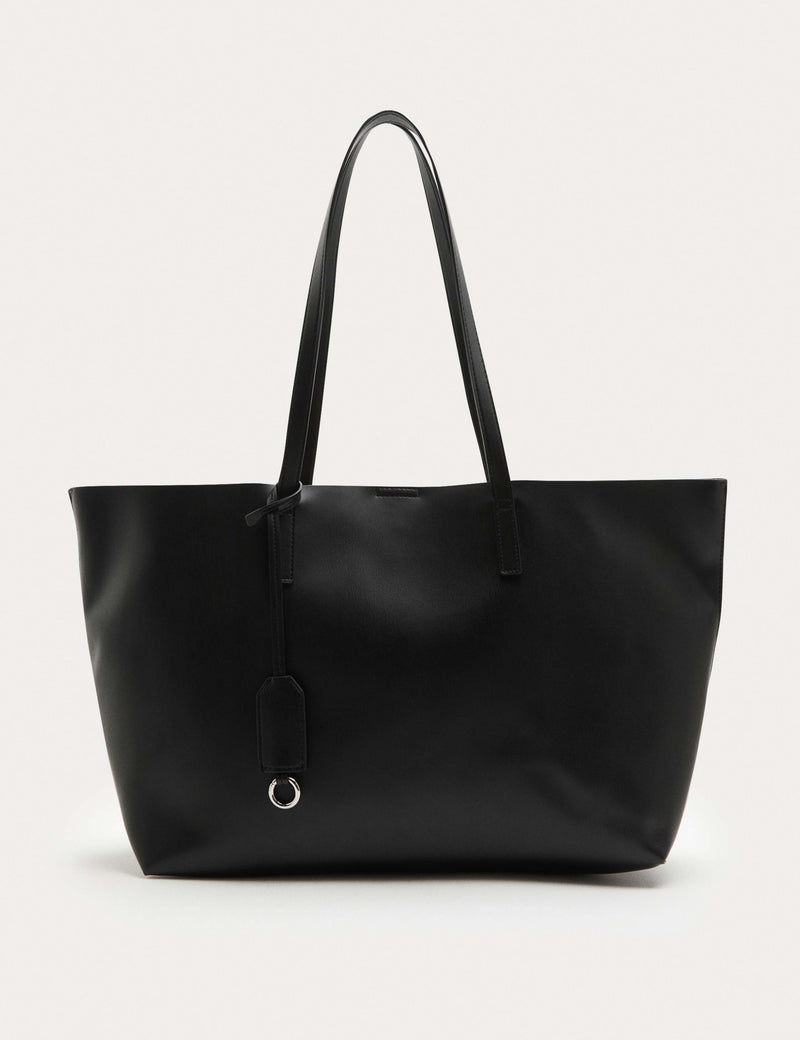 M&S faux leather shopper bag with handles and detachable purse, UK version