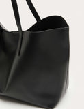 M&S faux leather shopper bag with handles and detachable purse, UK version