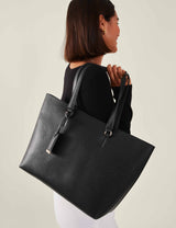 M&S Accessorize Faux Leather Shoulder Tote Bag- Buy online at McGrocer