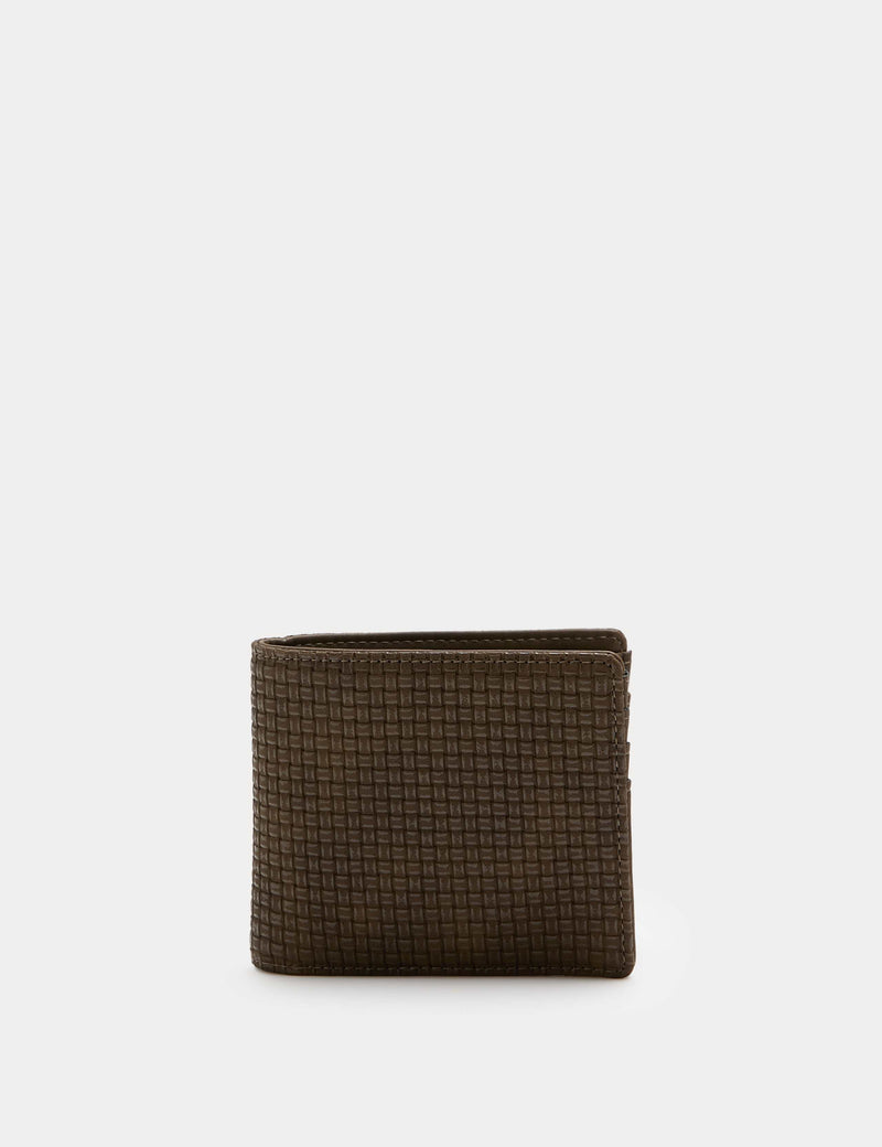 M&S faux leather textured bi-fold wallet, imported from the UK