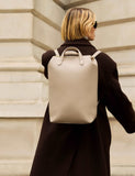 Faux Leather Top Handle Cabin Backpack