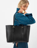 Accessorize top handle tote bag in faux leather (British brand)