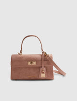 M&S River Island Faux Leather Top Handle Tote Bag- Buy online at McGrocer