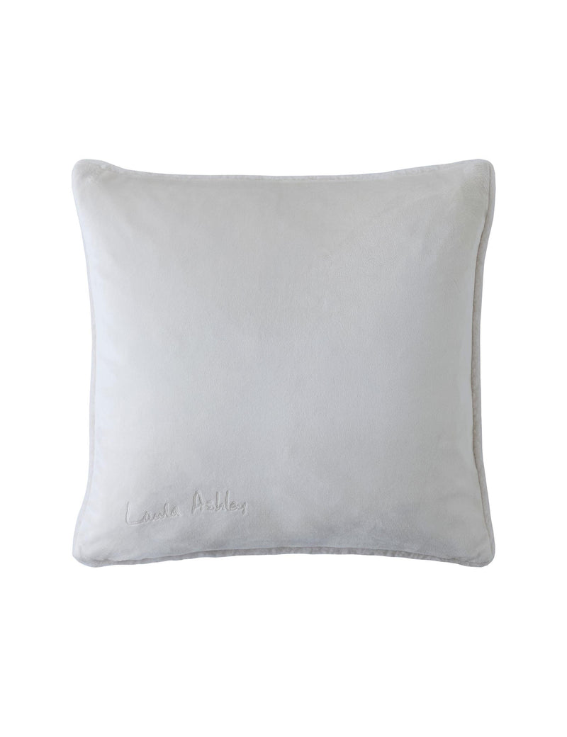 Laura Ashley faux sheepskin Coleford cushion 45 cm - British product