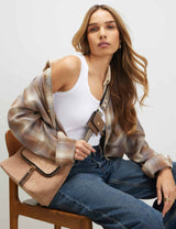M&S River Island Faux Suede Cross Body Bag- Buy online at McGrocer