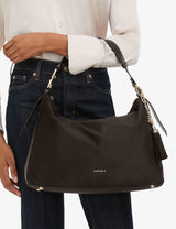 M&S Carvela Faux Suede Hobo Shoulder Bag- Buy online at McGrocer