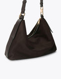Carvela faux suede hobo shoulder bag British brand
