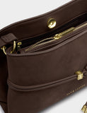Katie Loxton faux suede crossbody bag - British product