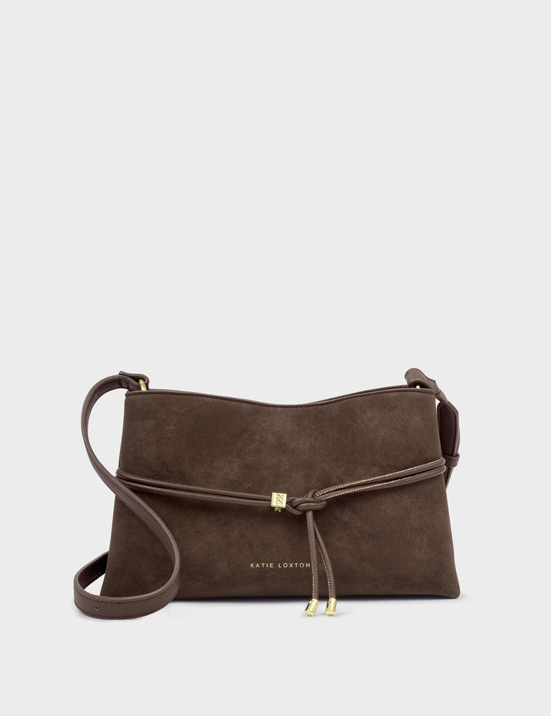 Katie Loxton faux suede crossbody bag - British product