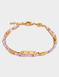 Katie Loxton February waterproof birthstone bracelet - British product