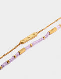 Katie Loxton February waterproof birthstone bracelet - British product
