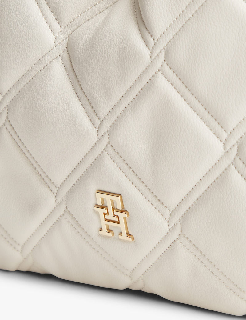 Tommy Hilfiger quilted mini tote bag faux leather (British brand)
