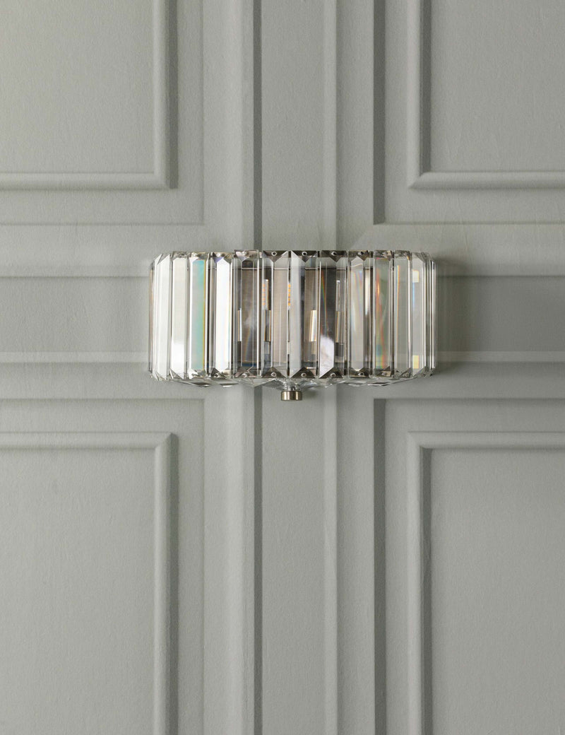 Laura Ashley Fernhurst faceted crystal wall light - British product