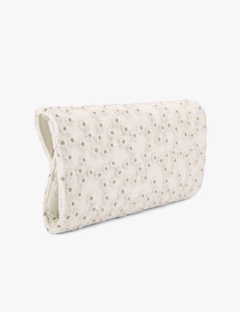 Carvela floral embroidered clutch bag, UK version