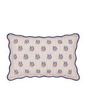 Floral Festival quilted cushion 100% cotton (British brand)