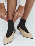 M&S Collection floral lace ankle socks - British product