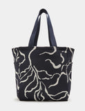 Autograph floral tote bag with zip pocket (British brand)