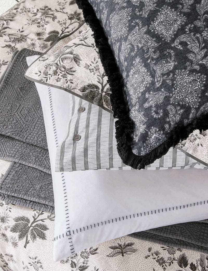 Bedeck of Belfast Florence Filigree eyelash square cushion 50cm, UK version