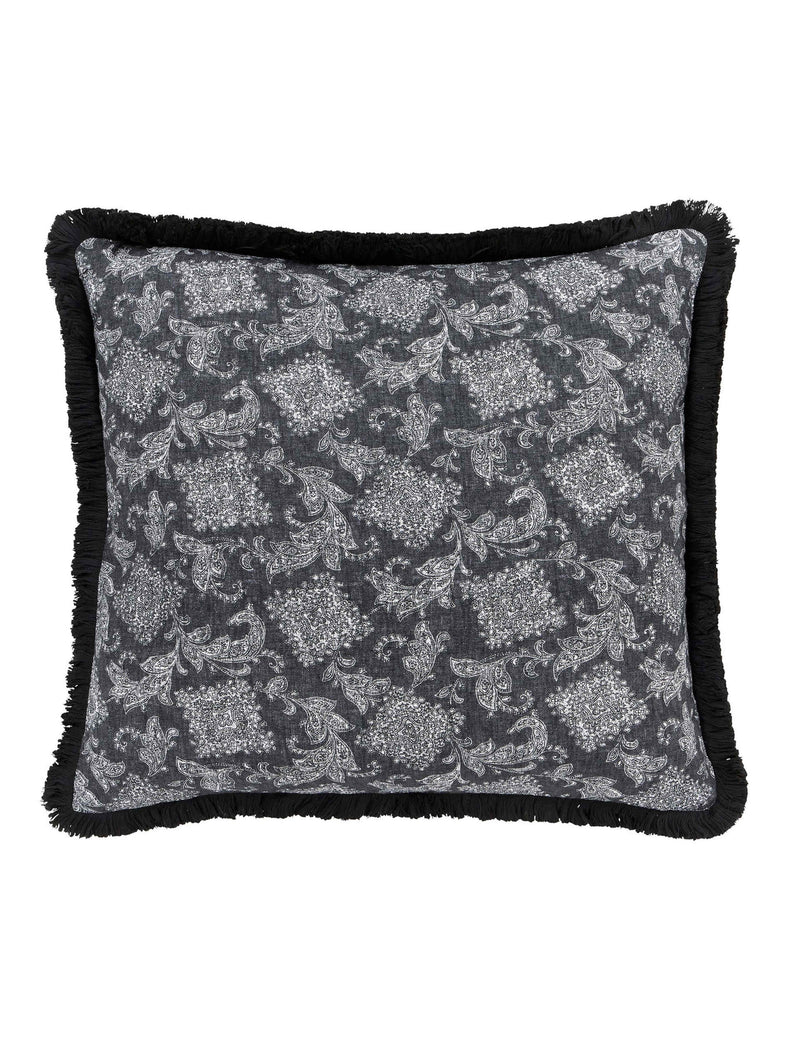 Bedeck of Belfast Florence Filigree eyelash square cushion 50cm, UK version