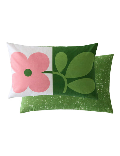 M&S Orla Kiely Floret Cotton Rich Cushion with Linen- Buy online at McGrocer