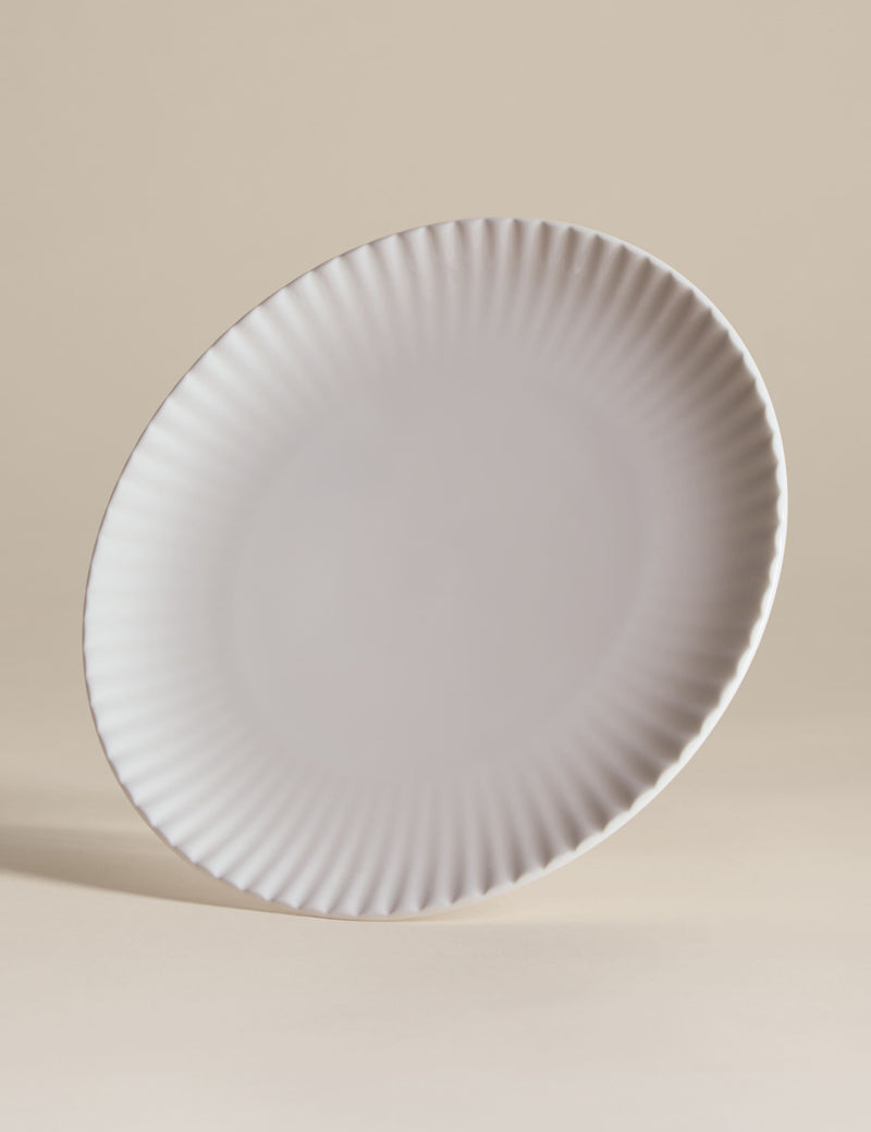 Fluted Hampton side plate 20.5 cm, UK version