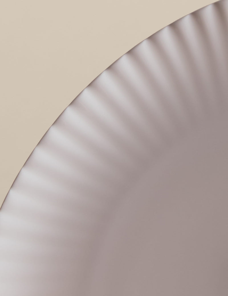 Fluted Hampton side plate 20.5 cm, UK version