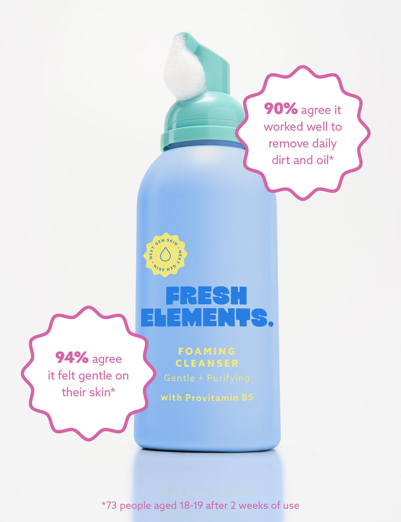 Fresh Elements foaming cleanser 150 ml, imported from the UK