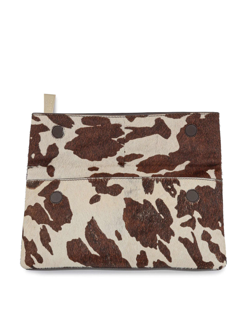 Jones Bootmaker fold over animal print clutch - British product