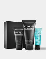 M&S Clinique For Men Starter Kit Daily Intense Hydration Men's Skincare Travel Set- Buy online at McGrocer