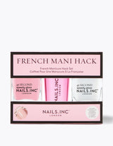 nails.Inc French Mani Hack Nagellack- und Werkzeugset 2x14 ml