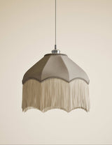 M&S Fringed Velvet Lamp Shade- Buy online at McGrocer