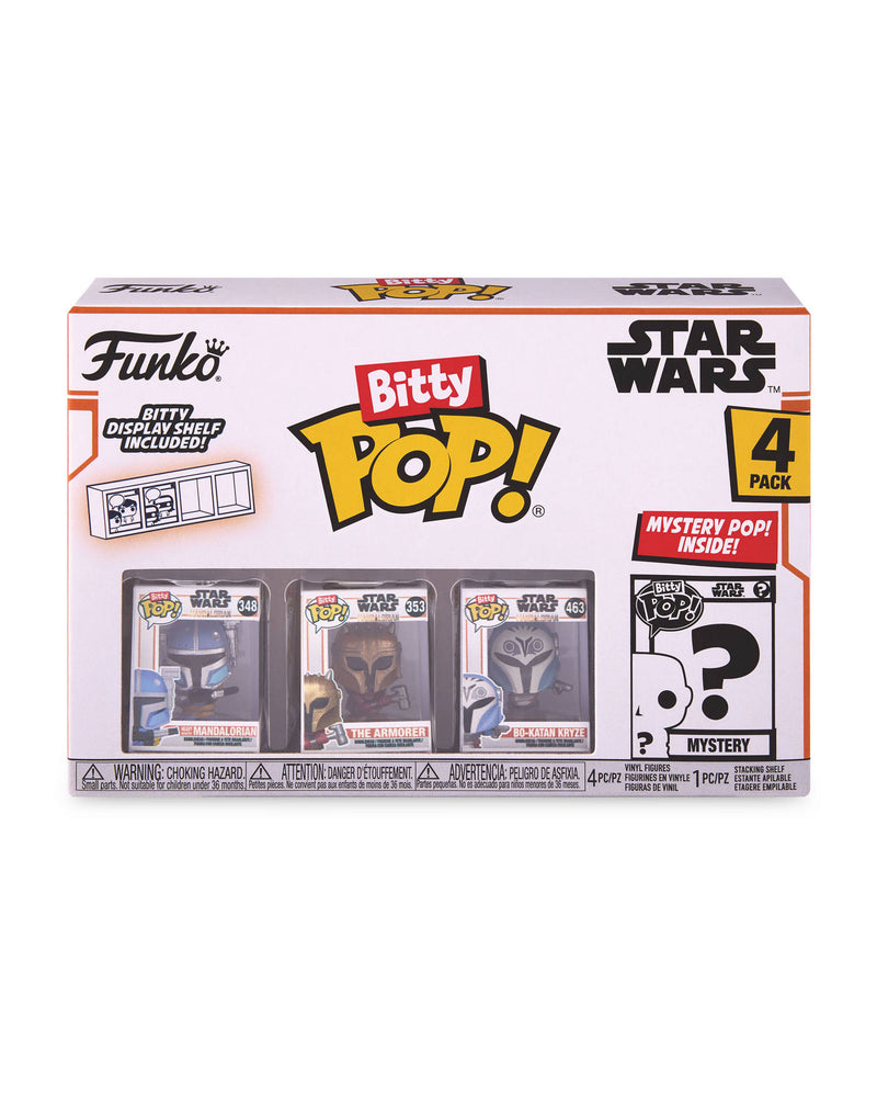 Funko Bitty Pop assortment 4 pack, imported from the UK