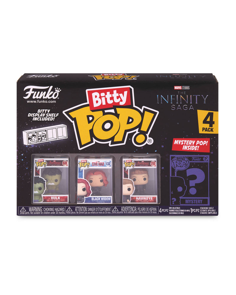 Funko Bitty Pop Assortment 4 Pack Collectible Figures The Mandalorian Marvel and Harry Potter