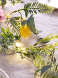 Lights4fun pre lit spring flower garland 1.5m, UK version