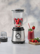 Next Daewoo 800W Stainless Steel Jug Blender and Grinder Set- Buy online at McGrocer