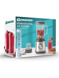 Daewoo 800W stainless steel jug blender and grinder set - British product