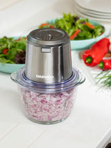 Next Cordless Stainless Steel Kitchen Chopper with Rechargeable Battery and Dual Blades- Buy online at McGrocer