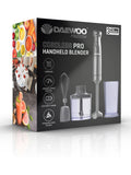 Daewoo Black Cordless Pro 3-in-1 Handheld Blender - British product