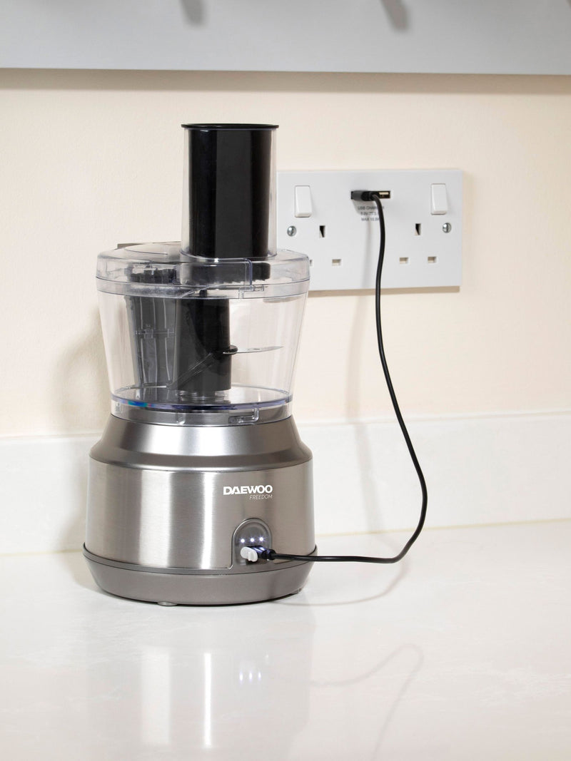 Daewoo Black Cordless Pro Food Processor - British product