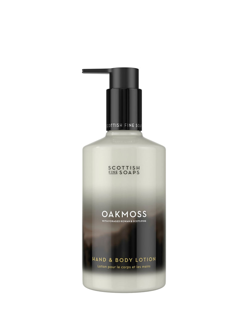 Scottish Fine Soaps Oakmoss hand and body lotion 300ml (British brand)