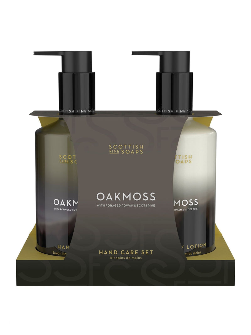 Scottish Fine Soaps oakmoss hand care set (British brand)