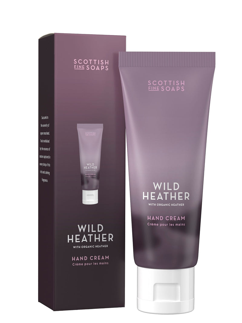 Scottish Fine Soaps wild heather hand cream 75ml (British brand)