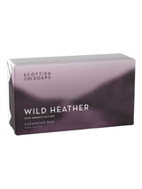 Next Scottish Fine Soaps Wild Heather Cleansing Soap Bar 220g- Buy online at McGrocer