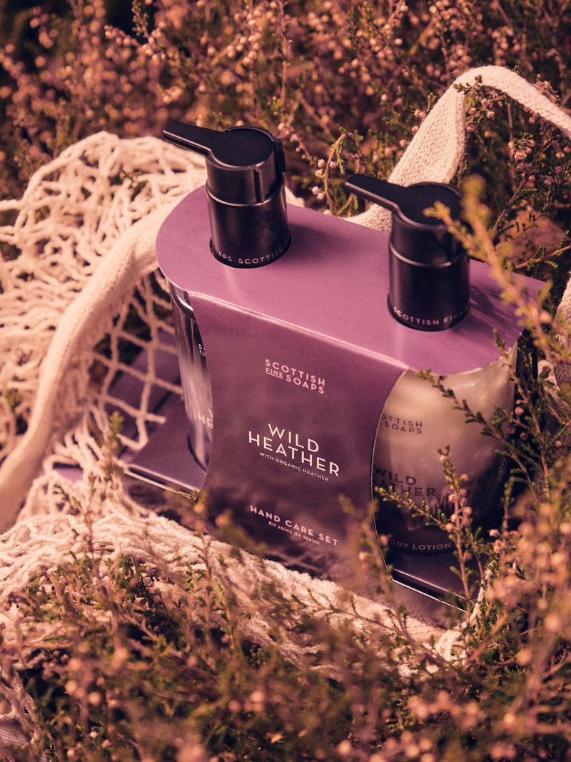 Scottish Fine Soaps Wild Heather hand care set (British brand)