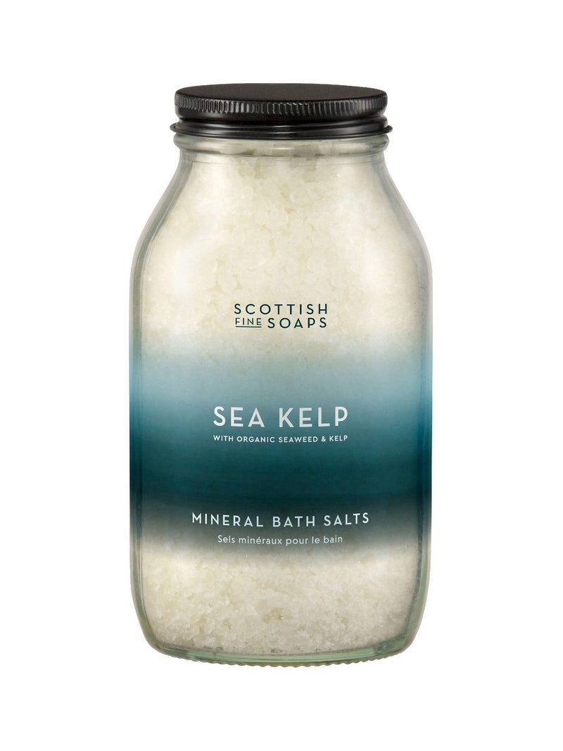 Scottish Fine Soaps sea kelp mineral bath salts 500g (British brand)